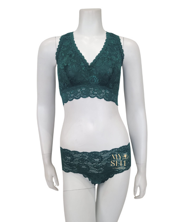 Cosabella NEVER1355 + 07ZL Congo Curvy Bralette & Shorts Set myselflingerie.com